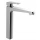 CUBIC series chrome-plated pedestal basin mixer