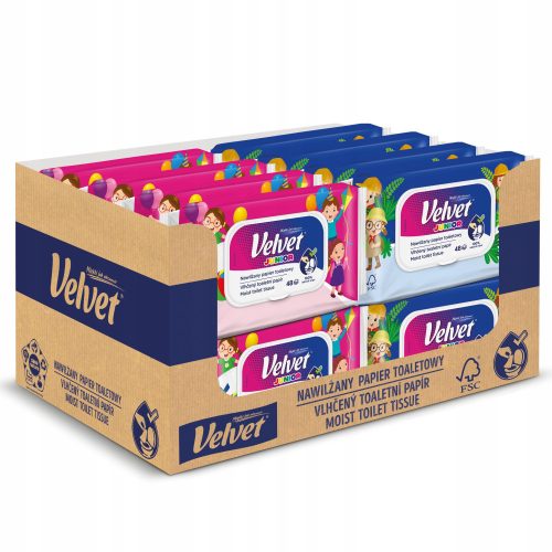 Velvet scented paper, 48 pieces.