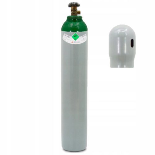 8-liter gas bottle made of pure argon 99.9%, completely TIG-ALU