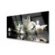 Glass panel 50 x 100 x 4 mm, tempered, polished, multi-colored glass