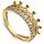  GOLD CROWN RING FOR PRINCESS 333 R.15