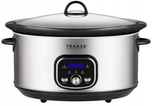  Transa Electronics SlowCooker Large 6.5 l silver/gray 320 W