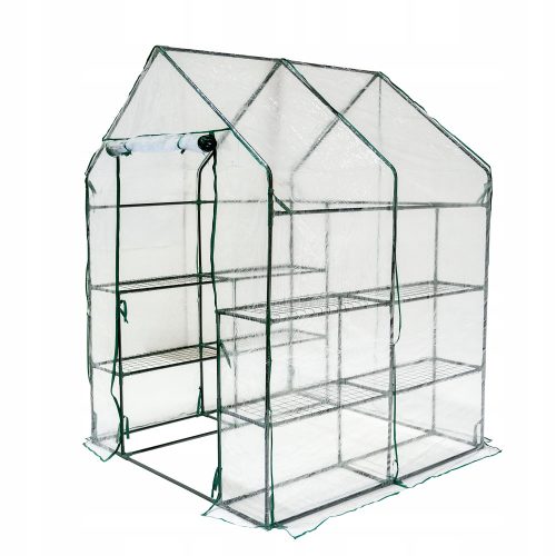 Greenhouse foil tunnel 2.04 m² 142 x 141 cm transparent