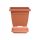  Prosperplast flowerpot 30 cm x 30 x 25 cm, plastic, orange tones