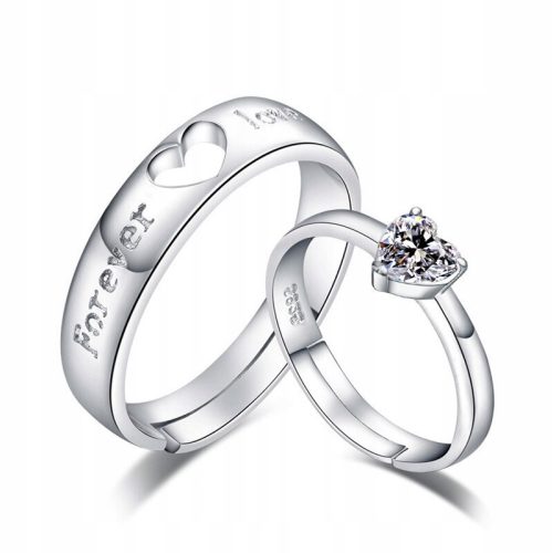  Silver 925 ring for lovers - She and He