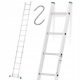 Higher ladder 5.5 m aluminum 1 x 14 to 150 kg