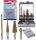 Drill bits with hexagonal handle, set of 4