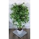 Artificial Flowers and Fruits Artificial Ficus Benjamina Tree, 100 cm, Blossom