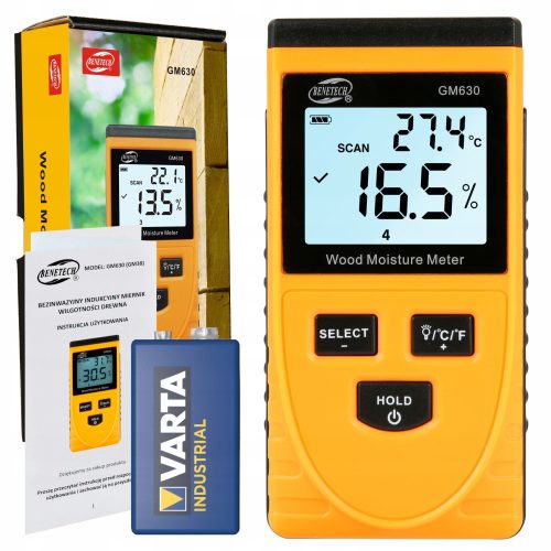 Benetech non-invasive wood moisture meter 1-79%