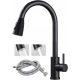 BLACK black kitchen faucet