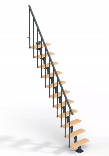 MODULAR STAIRCASE DOLLE DALLAS 300 CM BLACK BEECH