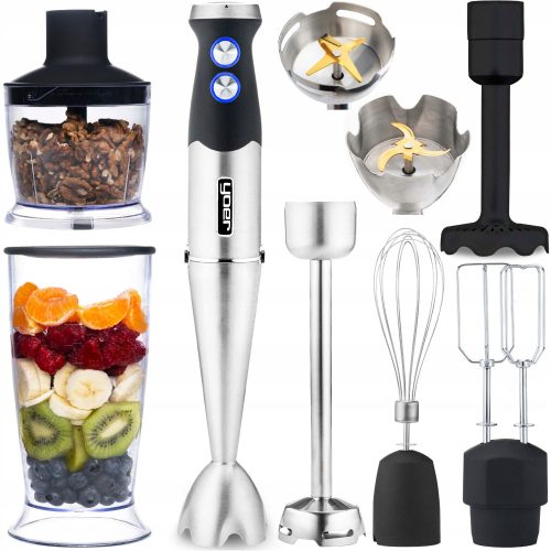  Yoer Six-Edge 1500 W Hand Blender Silver/Gray