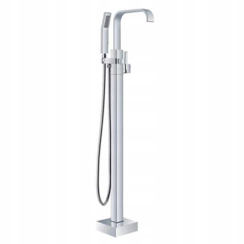 ZXC freestanding bathtub and shower faucet in chrome