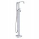 ZXC freestanding bathtub and shower faucet in chrome