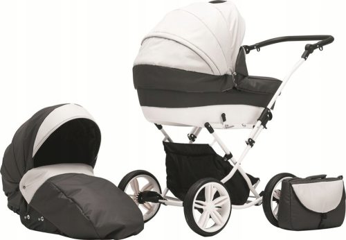  Sorento Como 3in1 stroller, black and white