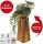  Easymaxx flowerpot 72 cm x 34 x 69 cm, metal, brown and beige tones