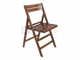 Chairs for garden, terrace and balcony Kabex garden chair, brown wood