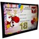 Cool, funny gadgets souvenir card DIPLOMA 18th birthday card, gift for 18th birthday