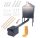  Solid Metal Smokehouse with Fish Hooks Set