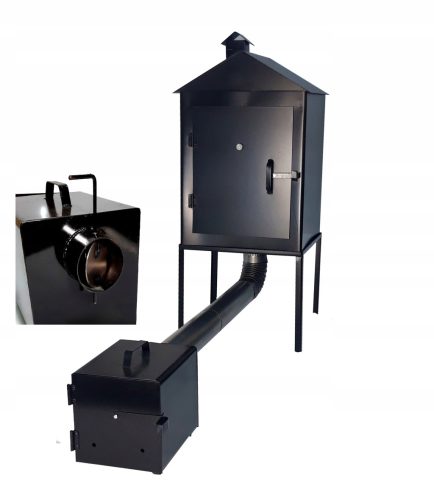  Complete Metal Smoking House + Fireplace Damper