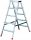 Krause ladder 2.65 m aluminum 2 x 5 up to 150 kg