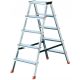 Krause ladder 2.65 m aluminum 2 x 5 up to 150 kg