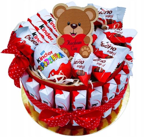  KINDER Box Cake Sweets Set Children Birthday Gift prezentibalon_pl