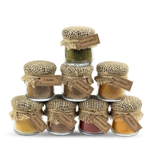  Set of 8 Oriental Spices in Jars AROMAT