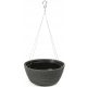  Flowerpot Lamela 24 cm x 24 x 13.2 cm diameter 24 cm plastic black