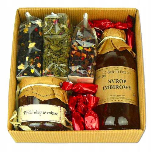  GIFT SET BASKET gift TEA jams