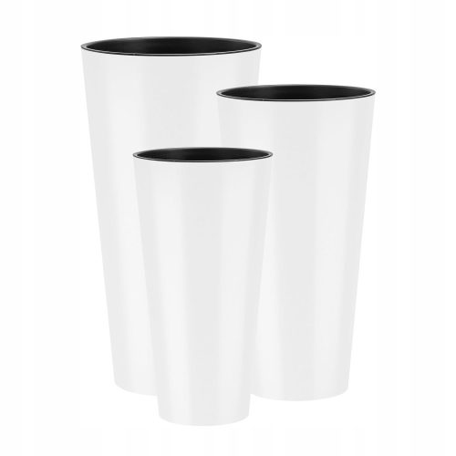  Prosperplast flowerpot 114 cm x 25 x 114 cm, white plastic