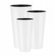  Prosperplast flowerpot 114 cm x 25 x 114 cm, white plastic