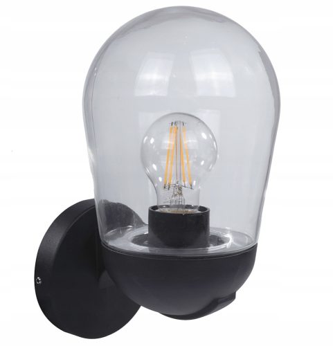  SuperLED garden wall light black E27 0 W