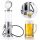 DOUBLE DISTRIBUTOR ALCOHOL DISPENSER FILLER