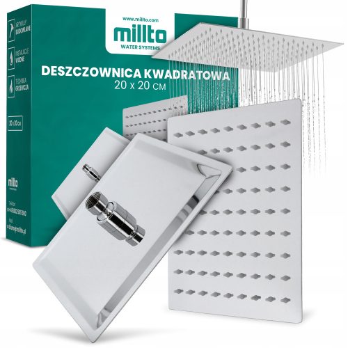 Millto 1997 chrome rain shower