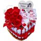  KINDER Chocolate Cake Gift for Her Soap Roses 30 prezentibalon_pl