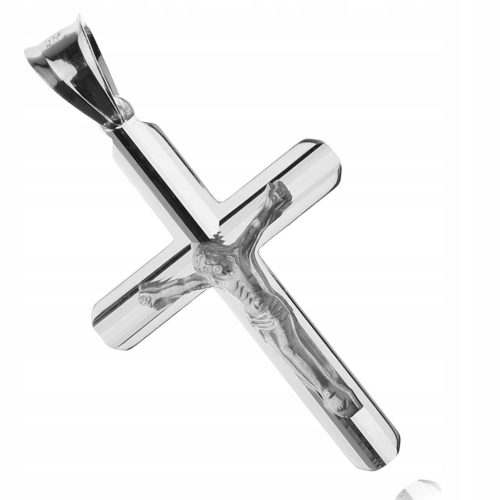  SILVER CROSS CROSS WITH LORD JESUS PENDANT