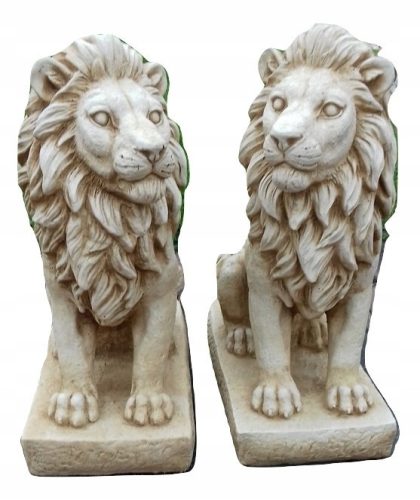  Figures Garden Figures Lions PAIR Garden Animals