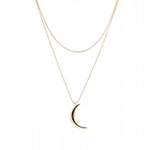  Double necklace with moon ANIA KRUK