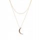  Double necklace with moon ANIA KRUK