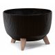  Flowerpot Lamela 23 cm x 29.2 x 18.3 cm Diameter 29.2 cm Plastic black