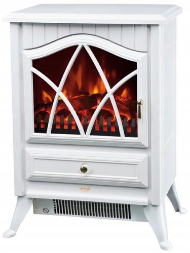 Freestanding fireplace with heating function, electric Ferretti black 1800 W 41 x 54 x 28 cm