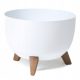  Flowerpot Lamela 33.2 cm x 33.2 x 18.5 cm Diameter 33.2 cm Plastic white