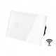 Double touch switch, flush-mounted Indual white MT-1G1-WIFI+MT-1G1-WIFI-157-W