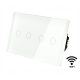 Double touch switch, flush-mounted Indual white MT-2G1-WIFI+MT-2G1-WIFI-157-W