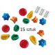 GRIPS CLIMBING STONES WITH SCREWS 15 PIECES XL