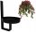  CLASSIC WALL FLOWER STAND WITH BLACK STAND