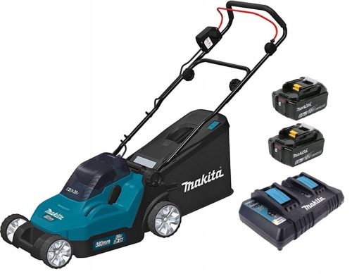  Makita DLM382CT2 38 cm cordless lawn mower