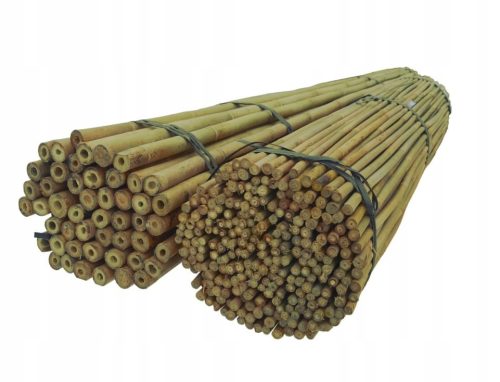 Garden posts for plants Dixiestore bamboo pole 240 cm x 24 mm 30 pcs.