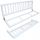  Guardrail for bed 110x40 cm, white